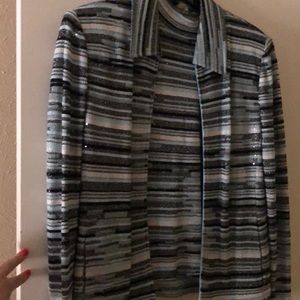 St. John’s shell and zipper jacket.